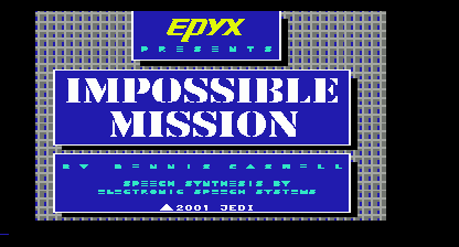 Impossible miss Title Screen